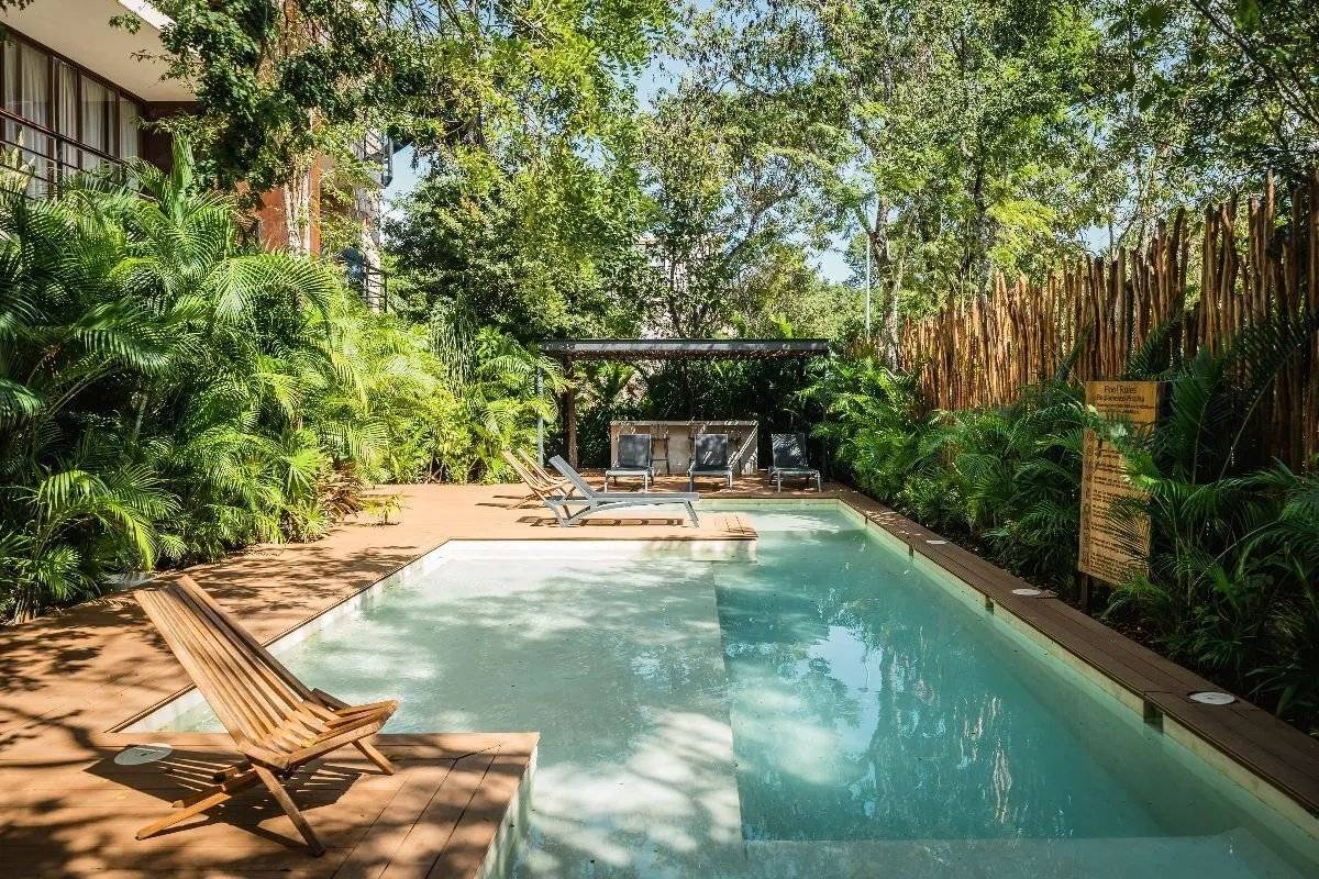 Penthouse moderno con alberca privada en Tulum 2