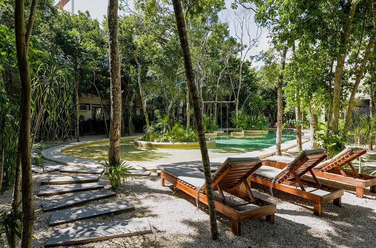 Estudio moderno con alberca privada en Tulum 2