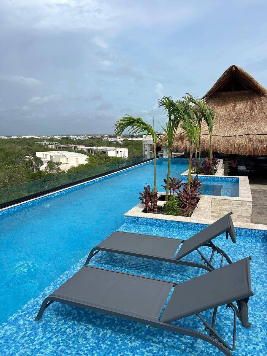 Departamento de lujo en Tulum con rooftop 2
