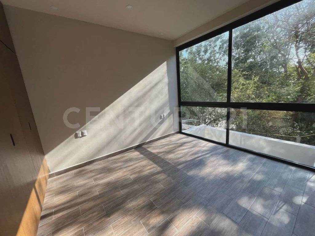 Moderno departamento en Tulum con balcón selva 5