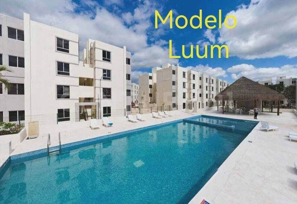 Departamento amueblado en Aldea Tulum 1