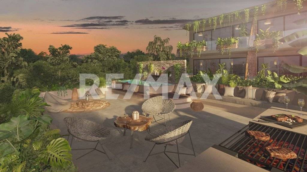 Estudio con terraza y opción a alberca privada 3