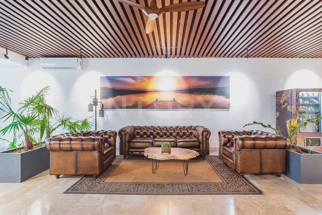 Moderno departamento con terraza en Aldea Zama 3