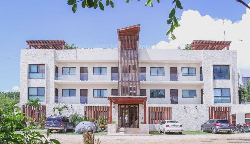 Departamento amueblado con piscina en Tulum 1