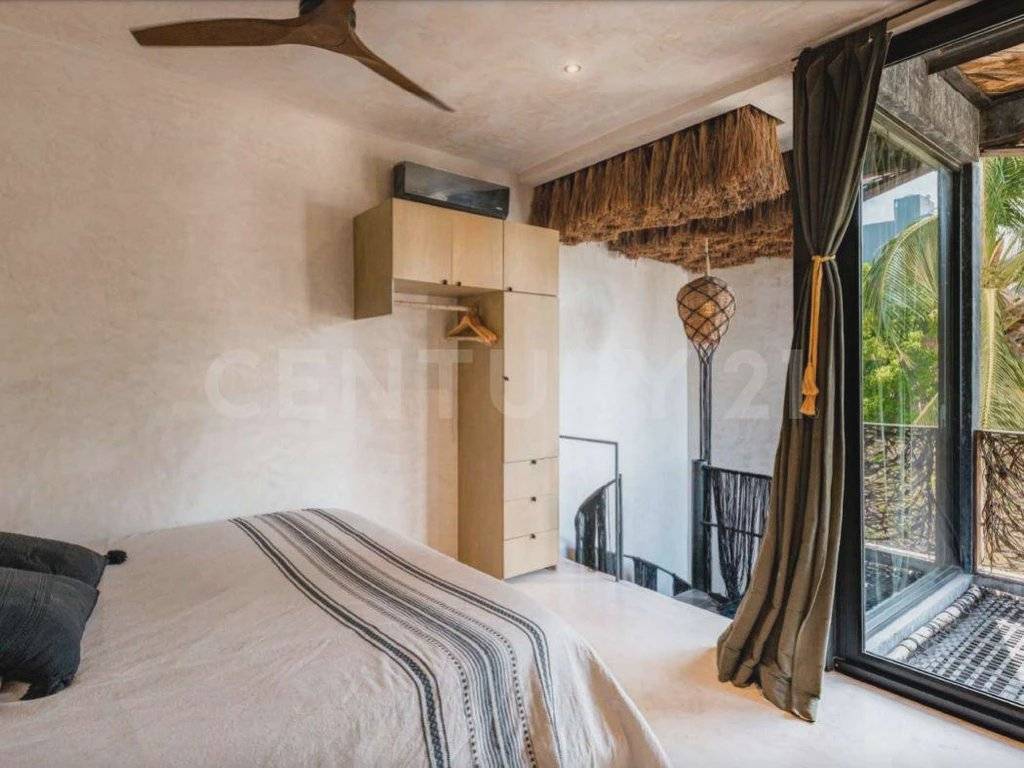 Encantador departamento boho en Tulum Centro 3