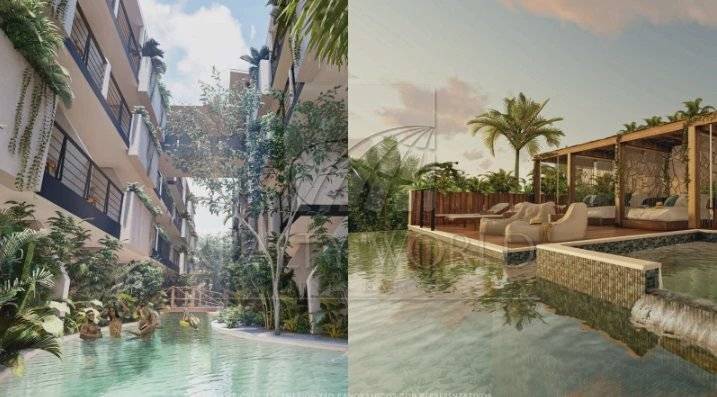 Moderno departamento en Tulum, selva y playa 4