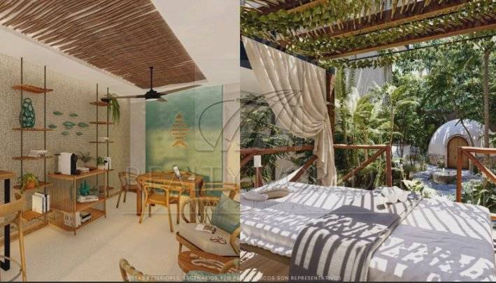 Moderno departamento en Tulum, selva y playa 3