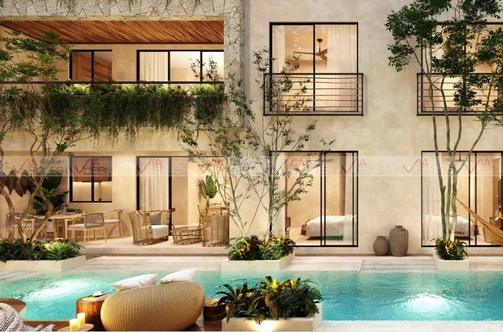 Exclusivo departamento con terraza en Tulum 1