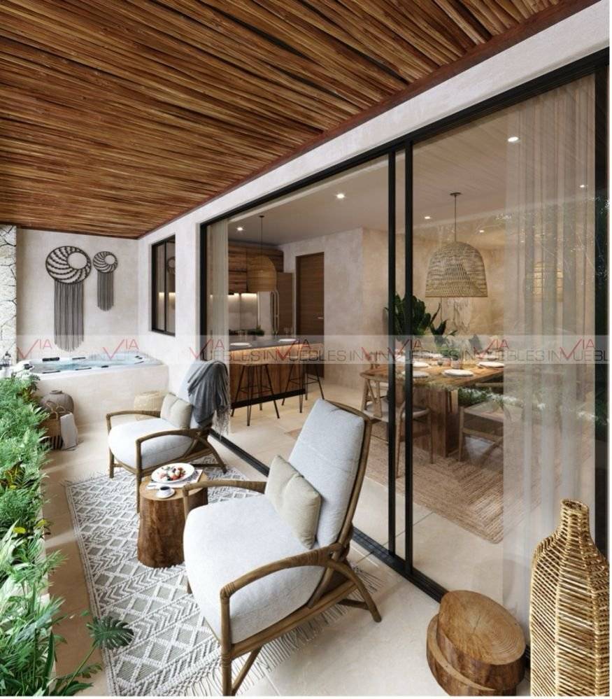 Exclusivo departamento con terraza en Tulum 3