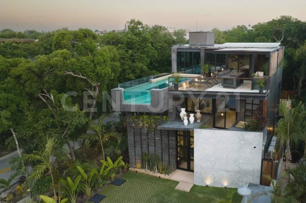 Villa de lujo con alberca infinita en Tulum 2