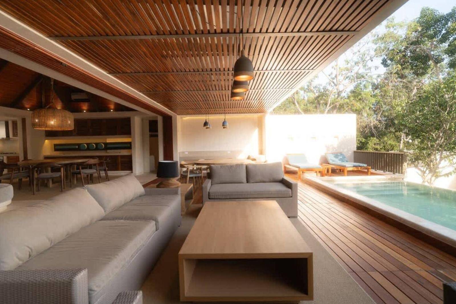Casa de diseño y jardín privado en Tulum 2