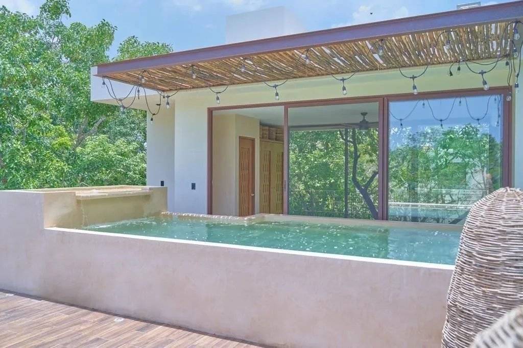 Casa moderna con jardín y alberca en Tulum 4