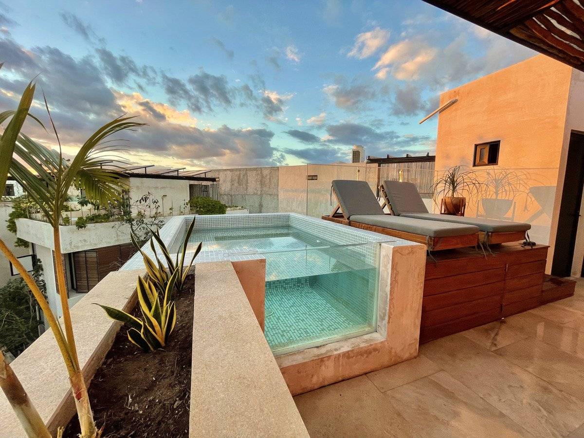 Penthouse en Tulum con alberca privada y rooftop 3