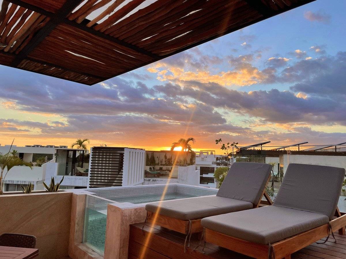 Penthouse en Tulum con alberca privada y rooftop 4