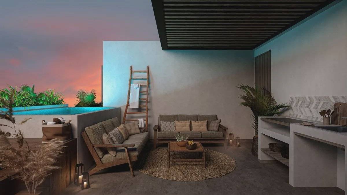 Vive el lujo en Tulum con vista a la piscina 5