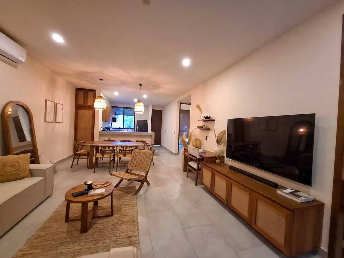 Departamento amueblado en Tulum, ¡ideal para familias! 1