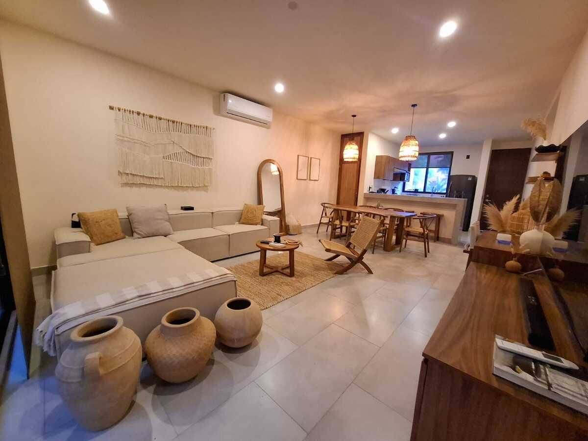 Departamento amueblado en Tulum, ¡ideal para familias! 2