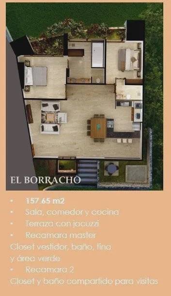 Departamentos de lujo en Aldea Zamá, Tulum 5