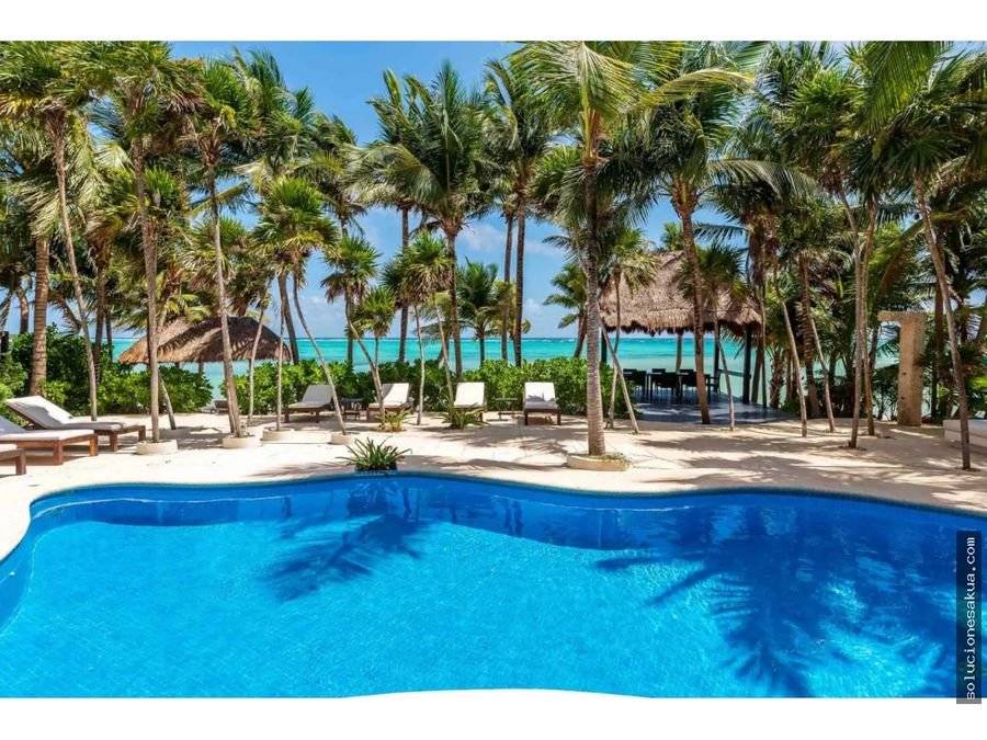 Villa frente al mar en Soliman Bay, Tulum 2