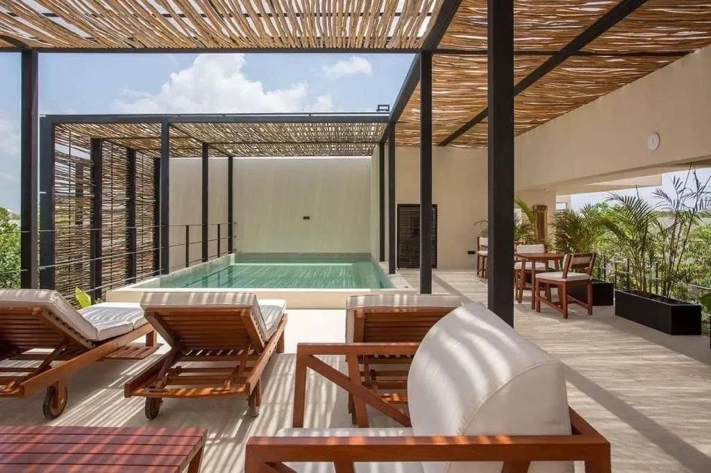 Departamento nuevo con alberca en Tulum 5