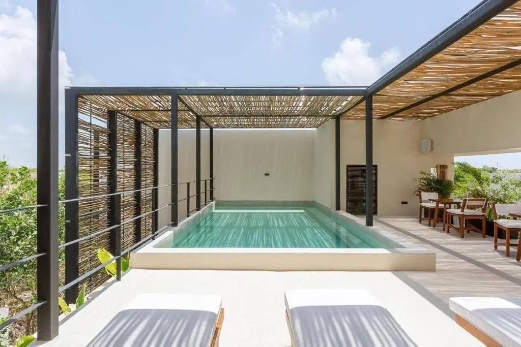 Departamento nuevo con alberca en Tulum 4