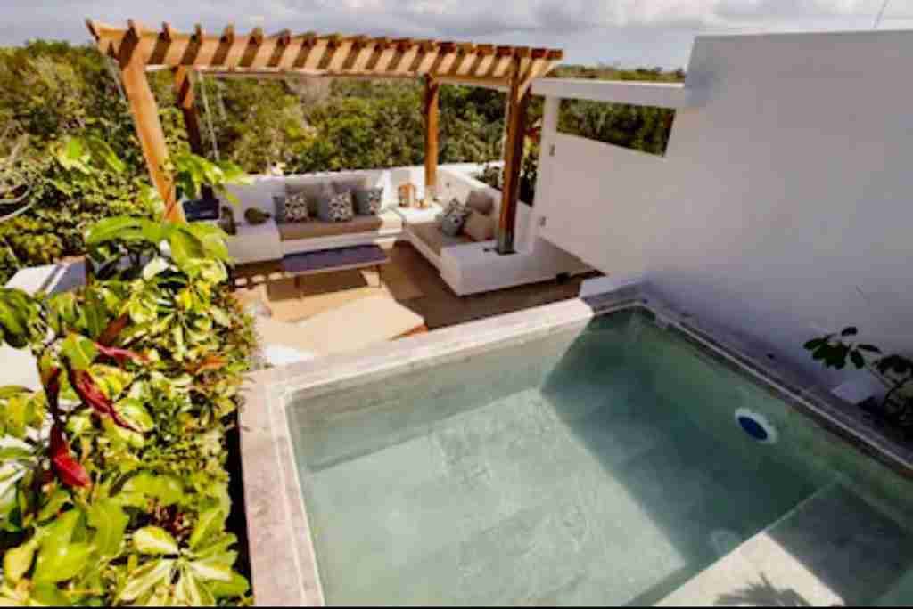 Departamento amueblado en Aldea Tulum 2