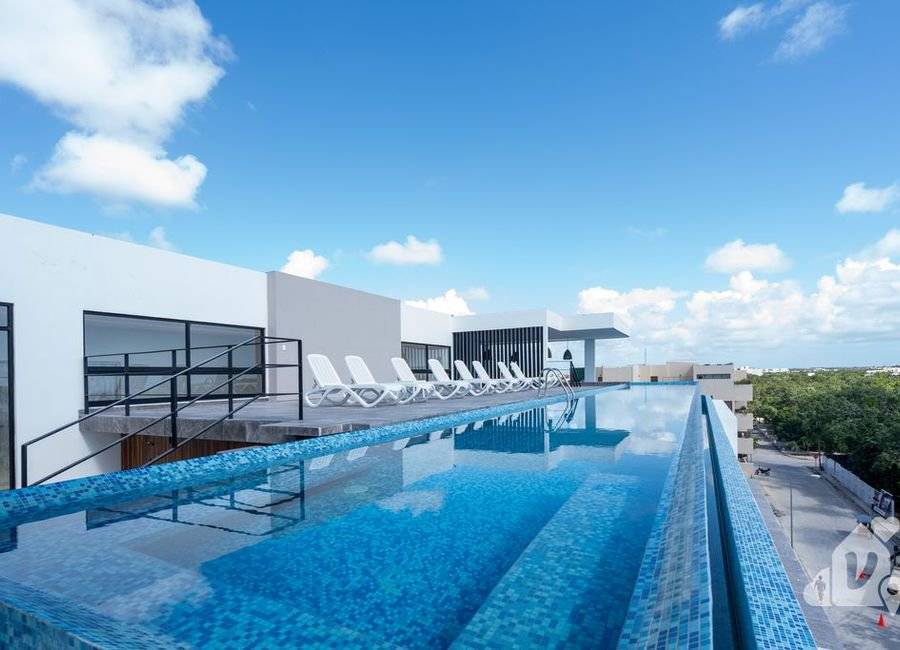 Penthouse moderno con alberca privada en Tulum 3