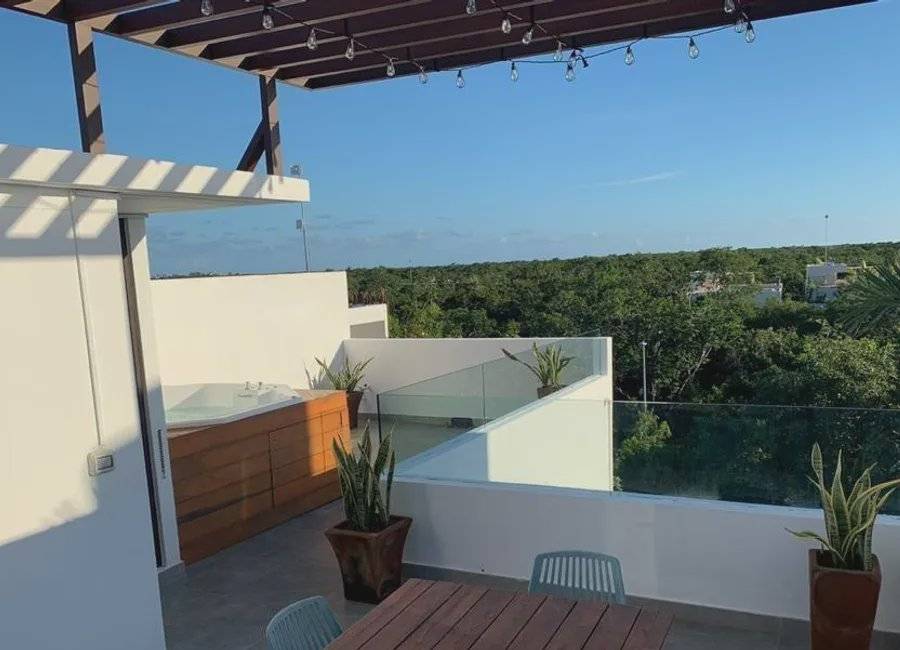 Departamento de lujo con jacuzzi en Tulum 1