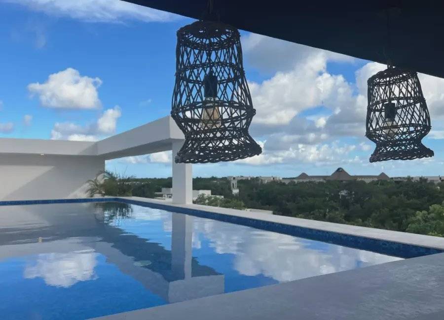 Departamento con jacuzzi en Aldea Zama 1