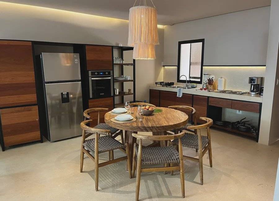 Departamento amueblado con alberca privada en Tulum 3