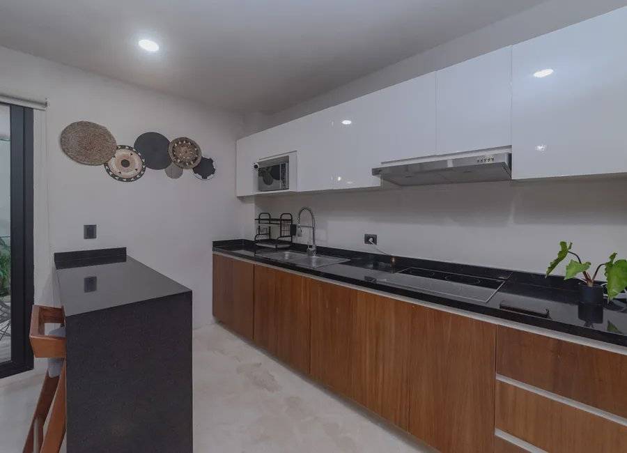 Departamento amueblado con alberca en Tulum 3