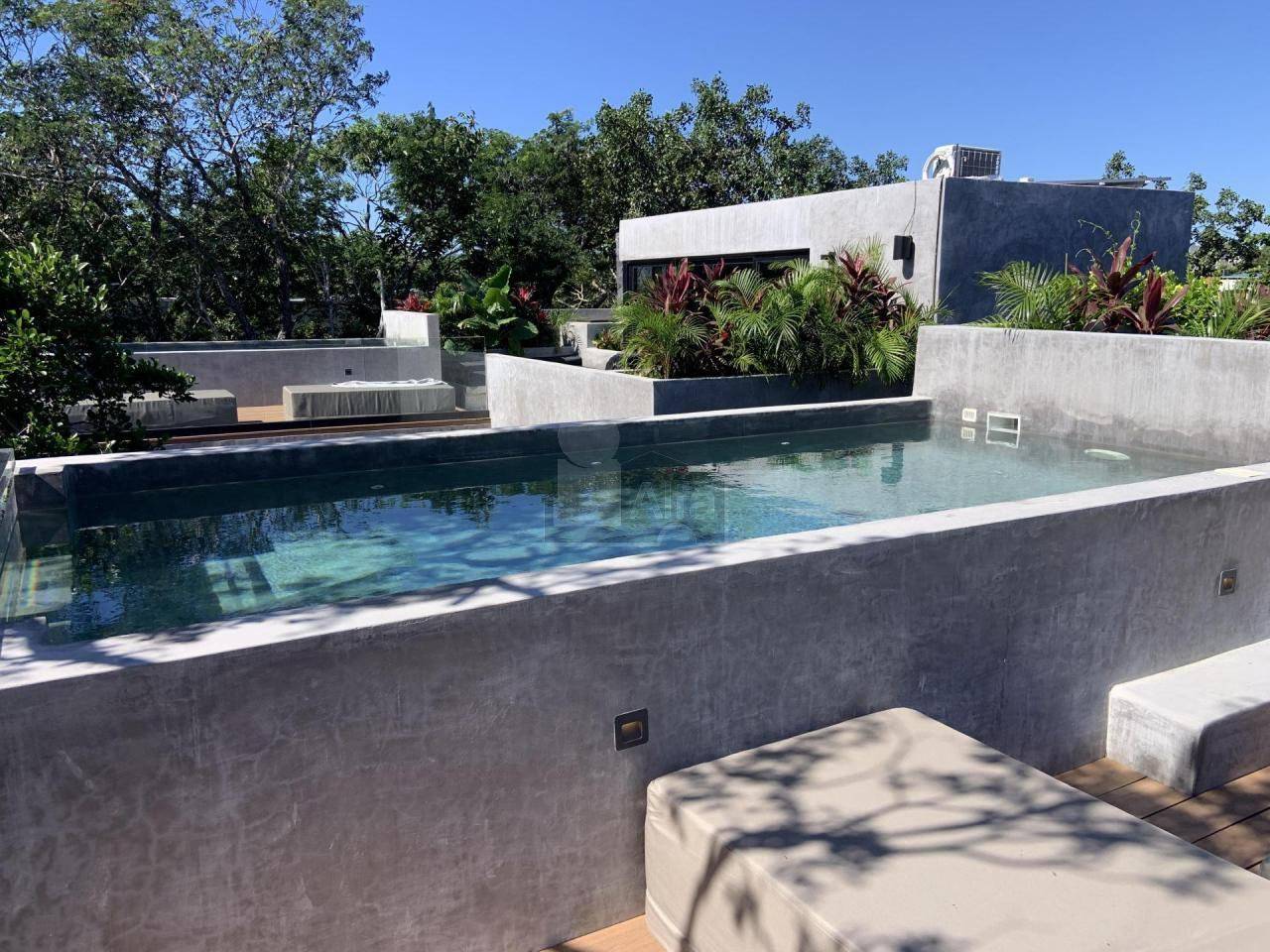 Villas de lujo con piscina en Aldea Zama 3