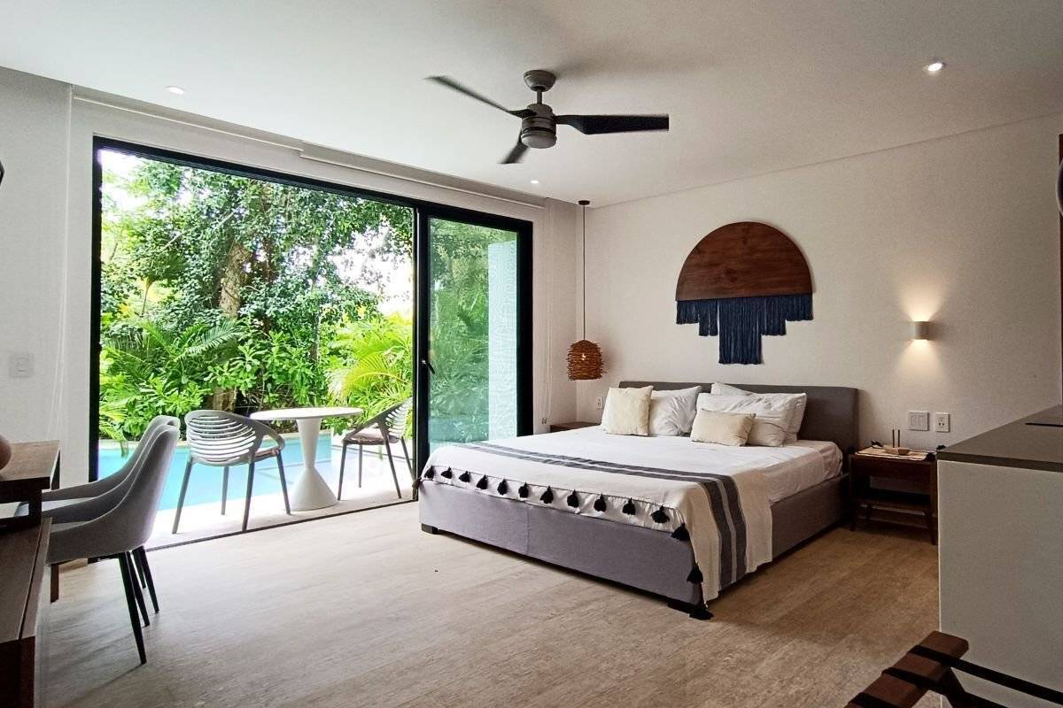 Estudio moderno con swim up en Tulum 5