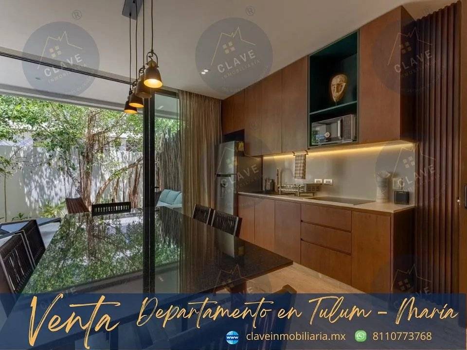 Departamento de lujo en Tulum, listo para habitar 1