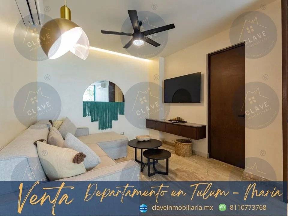 Departamento de lujo en Tulum, listo para habitar 4