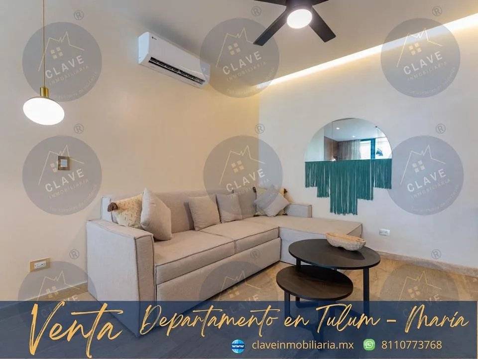 Departamento de lujo en Tulum, listo para habitar 3