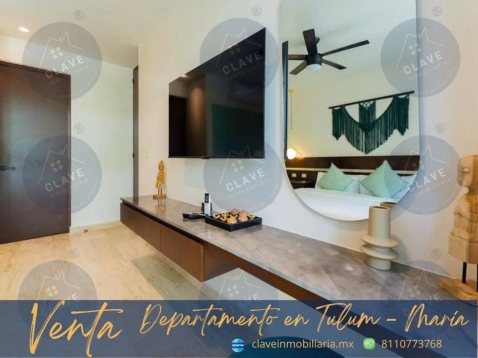 Departamento de lujo en Tulum, listo para habitar 5