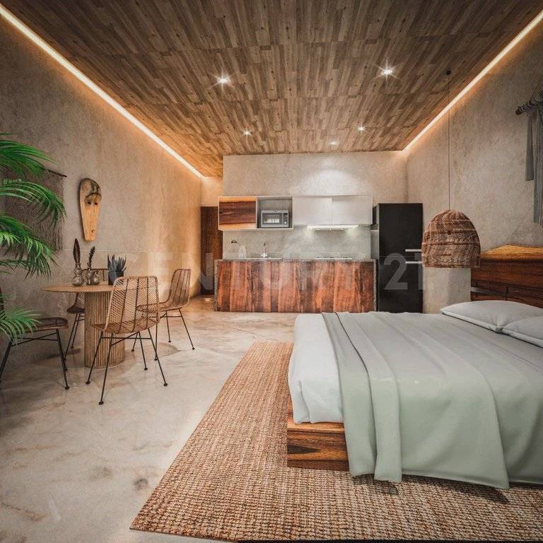 Estudio bohemio en Aldea Zama, Tulum 2