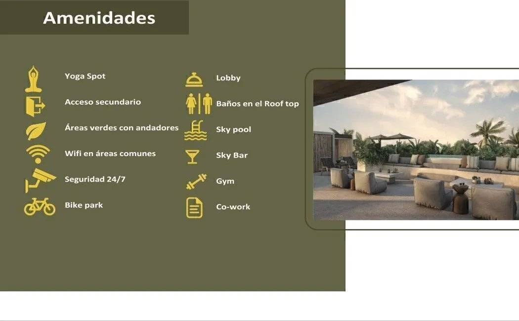 Exclusivo departamento en Tulum con piscina 5