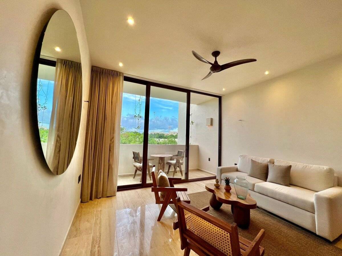 Exclusivo departamento amueblado en Tulum 2