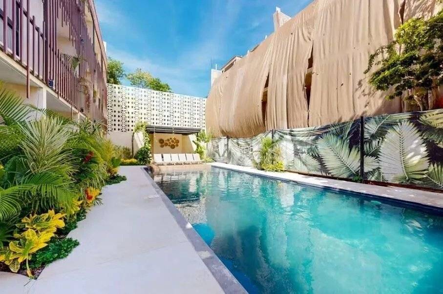 Estudio de lujo con balcón y piscina compartida 5