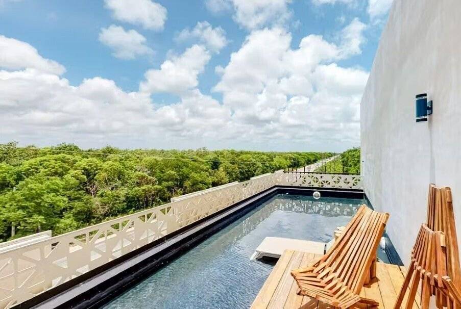 Estudio de lujo con balcón y piscina compartida 4