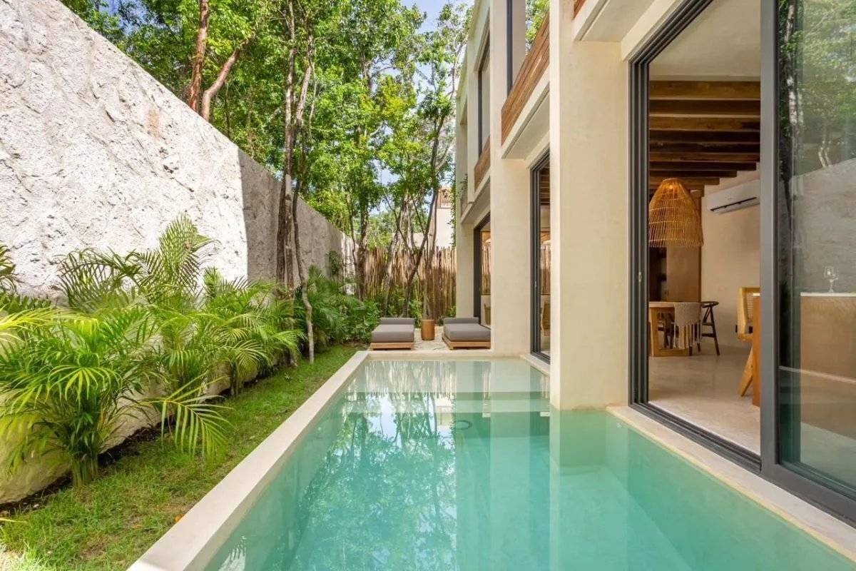 Eco villa de lujo en la selva de Tulum 3