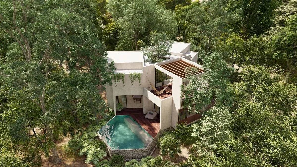 Casa personalizada con alberca en Tulum 2