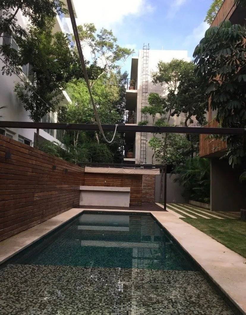 Departamento en condominio con alberca en Tulum 4