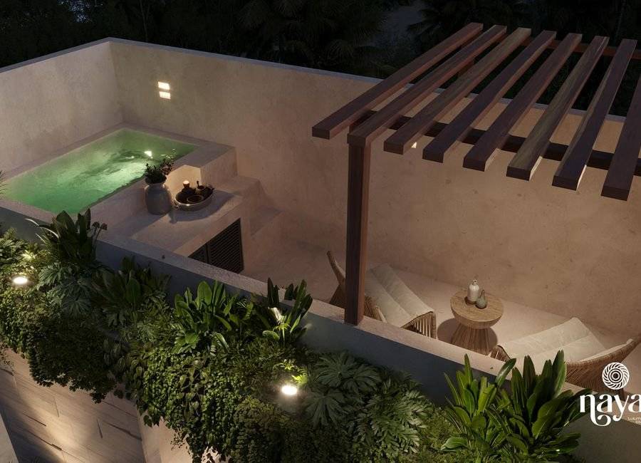 Moderno departamento en Tulum con alberca y más 5
