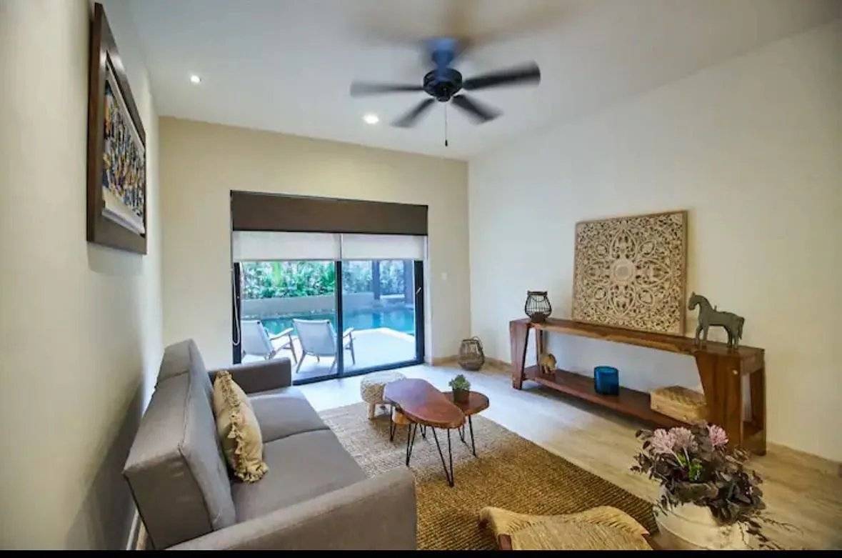 Lujoso departamento con jacuzzi en Tulum 2