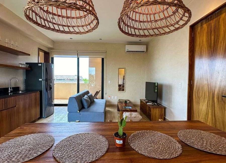 Departamento exclusivo con jacuzzi en Tulum 2