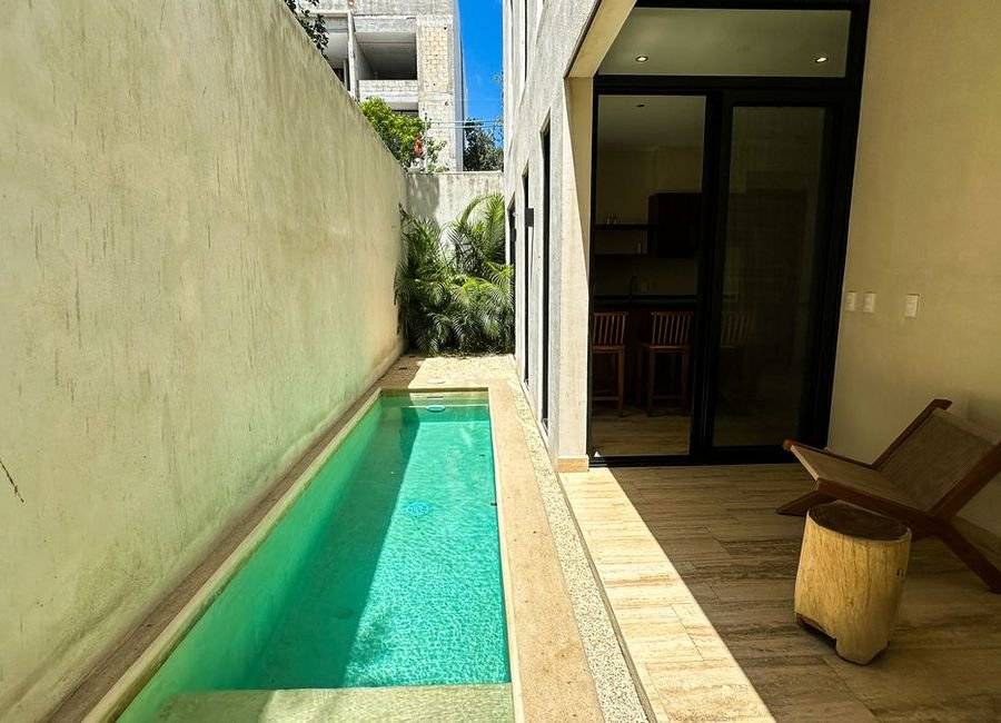 Departamento exclusivo con alberca privada en Tulum 3