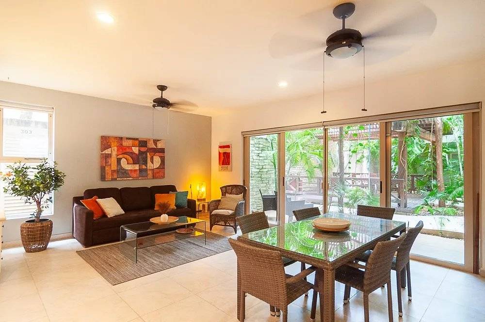 Departamento iluminado en Aldea Zama, Tulum 1